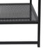 2 - tier Side Table Open Design Steel Home Shelf Compact