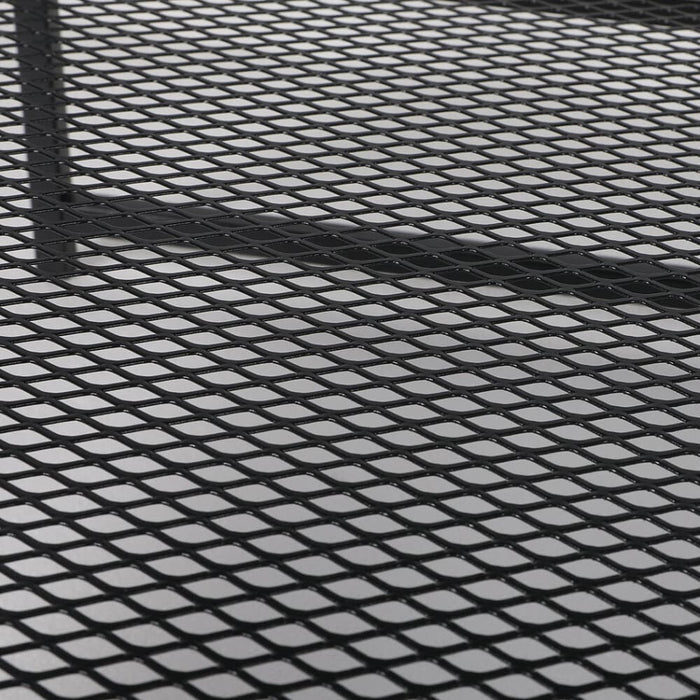 2 - tier Side Table Open Design Steel Home Shelf Compact