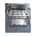 2 Tier Stainless Steel 8 Compartment Kitchen Seasoning Car