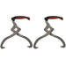 2 Pcs Log Tongs with Tpr Handle Oaoxib