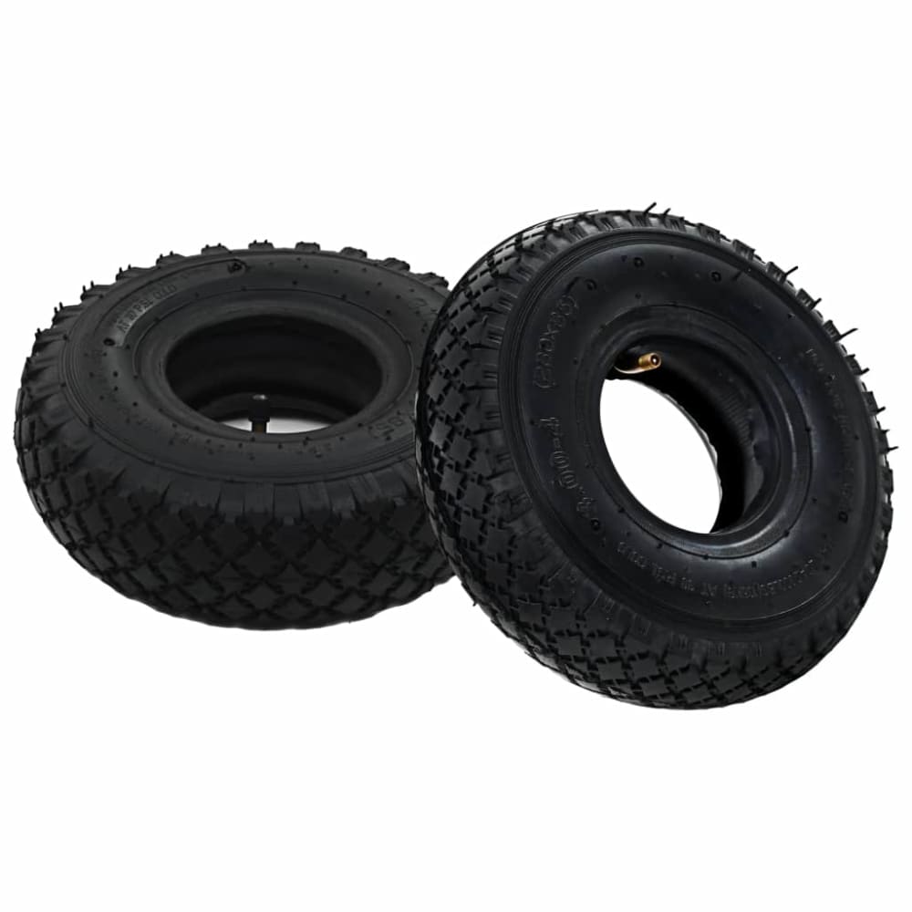 2 Tyres Inner Tubes 3.00-4 260x85 for Sack Truck Wheel