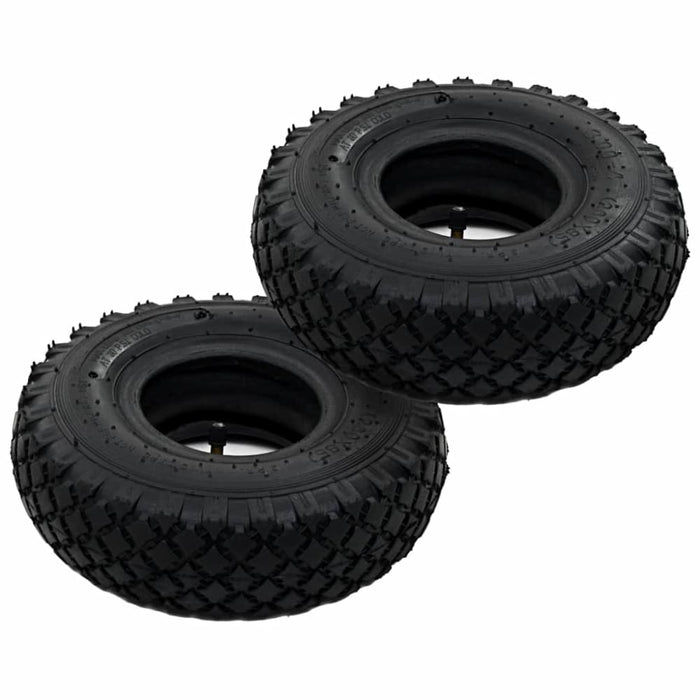2 Tyres Inner Tubes 3.00-4 260x85 for Sack Truck Wheel
