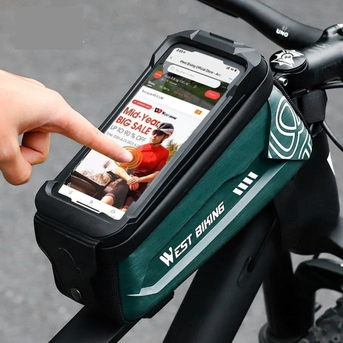 2.5l Waterproof Touchscreen 7.0 Inch Phone Case Bicycle Bag