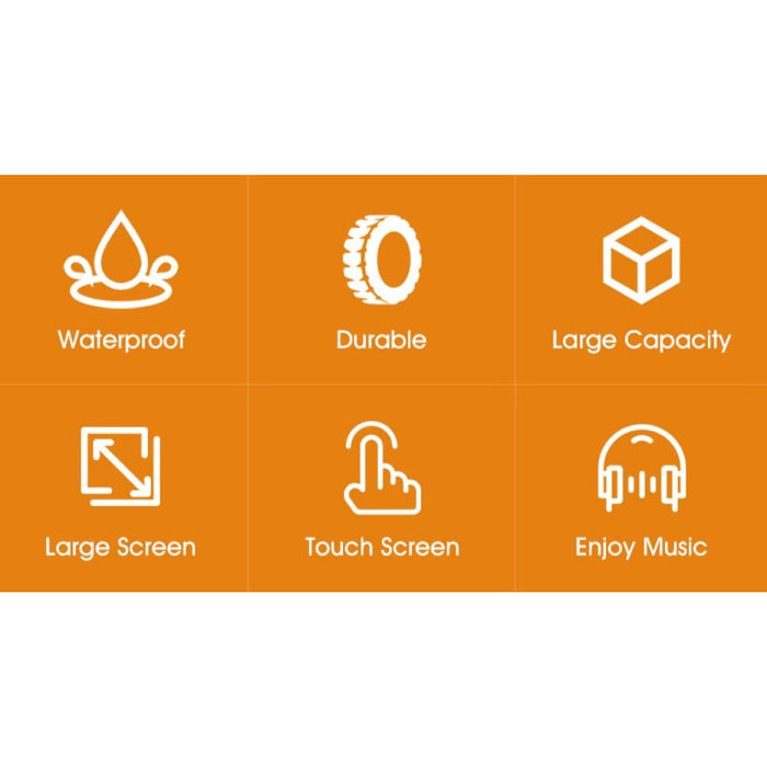 2.5l Waterproof Touchscreen 7.0 Inch Phone Case Bicycle Bag