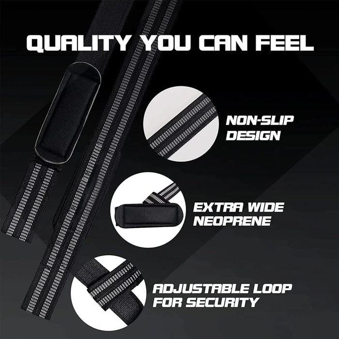 2 Pcs Weightlifting Bodybuilding Wrist Strap for Workout