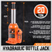 20 Ton (40000lb) Air Hydraulic Bottle Jack Pneumatic Heavy