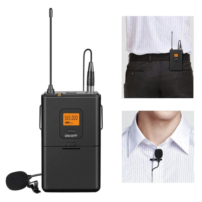 20 - channel Uhf Wireless Microphone System With Bodypack