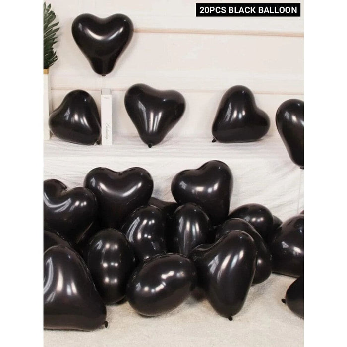 20 Heart Shaped Balloons for Valentines Day Decor
