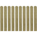 20 Pcs Impregnated Fence Slats Wood 80 Cm Tobbkax