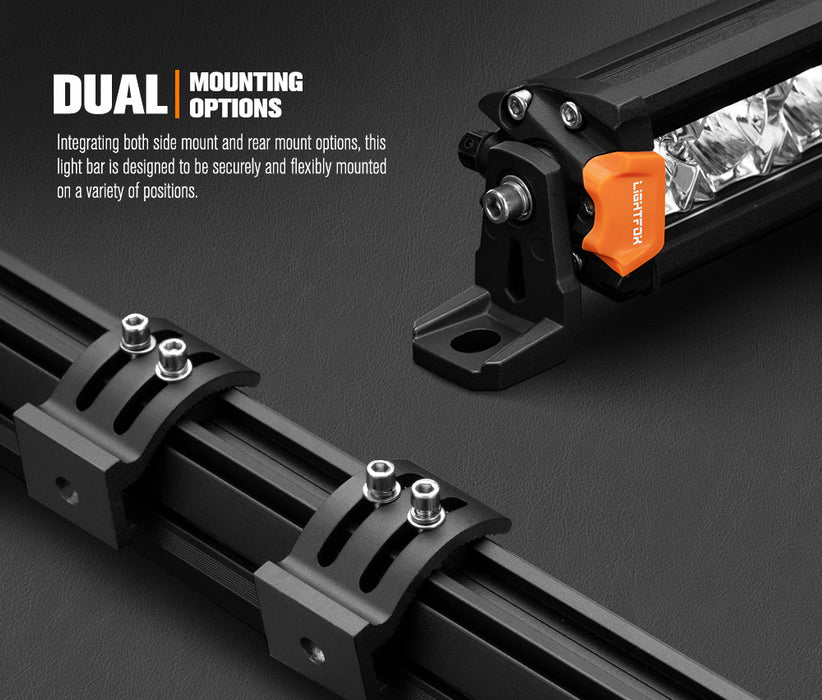 20Inch Osram Led Light Bar Super Slim Single Row Spot Flood Beam Offroad