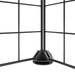 20-panel Pet Cage with Door Black 35x35 Cm Steel Tooabok