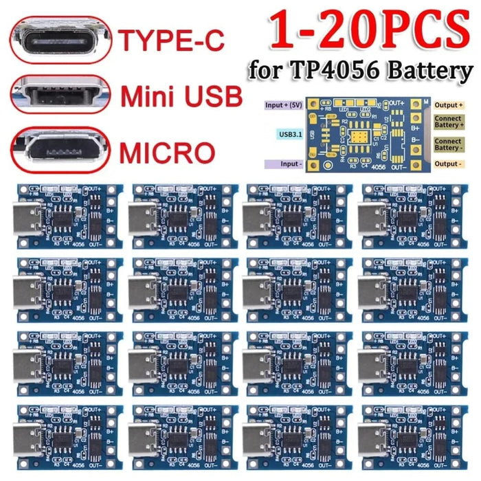 20 Piece 5v 1a Lithium Battery Charger Module