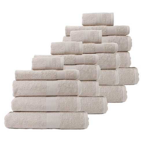 20 Piece Cotton Bamboo Towel Bundle Set 450gsm Luxurious