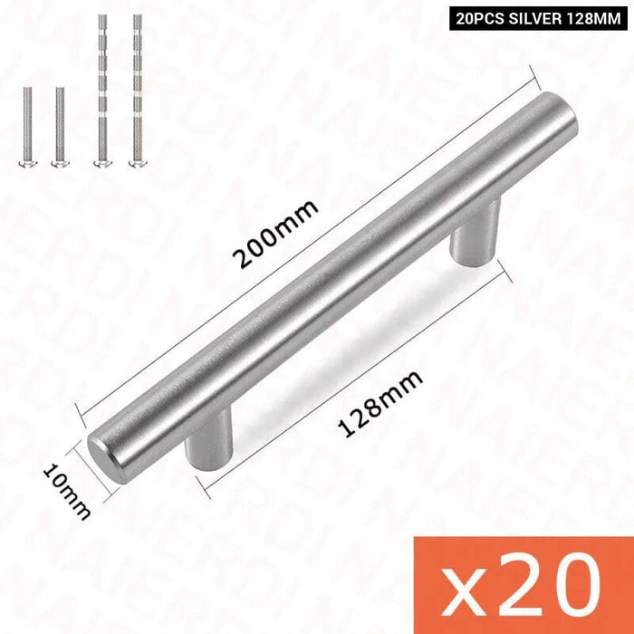 20 Piece Gold Cabinet Handles Stainless Steel t Bar Pulls