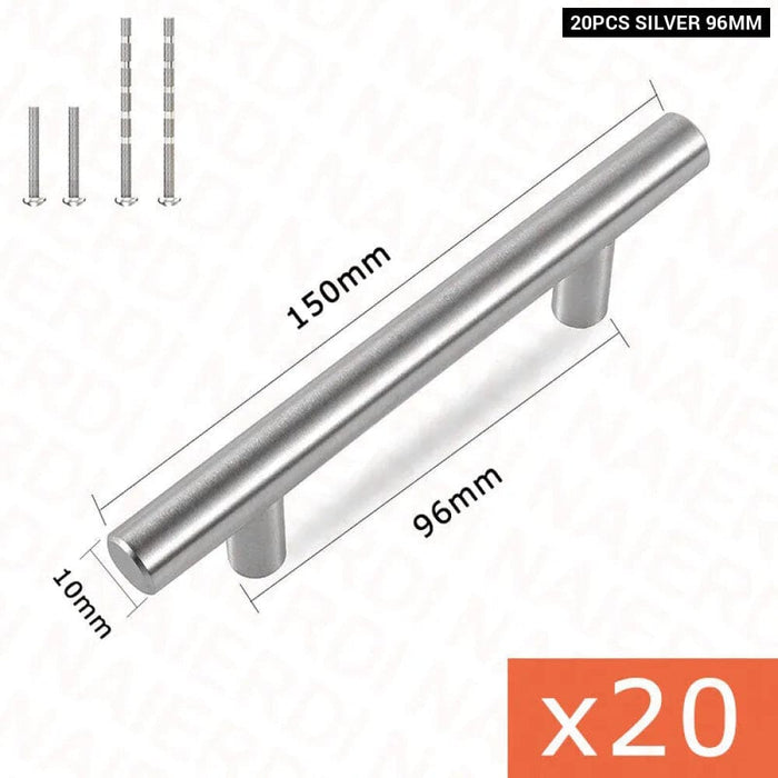 20 Piece Gold Cabinet Handles Stainless Steel t Bar Pulls