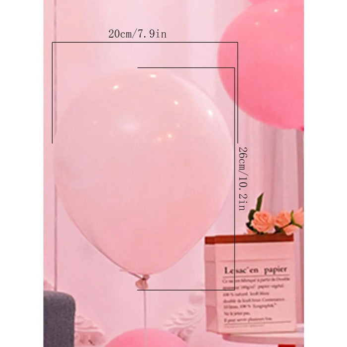 20 Red Pink and White Latex Balloons for Diy Engagement