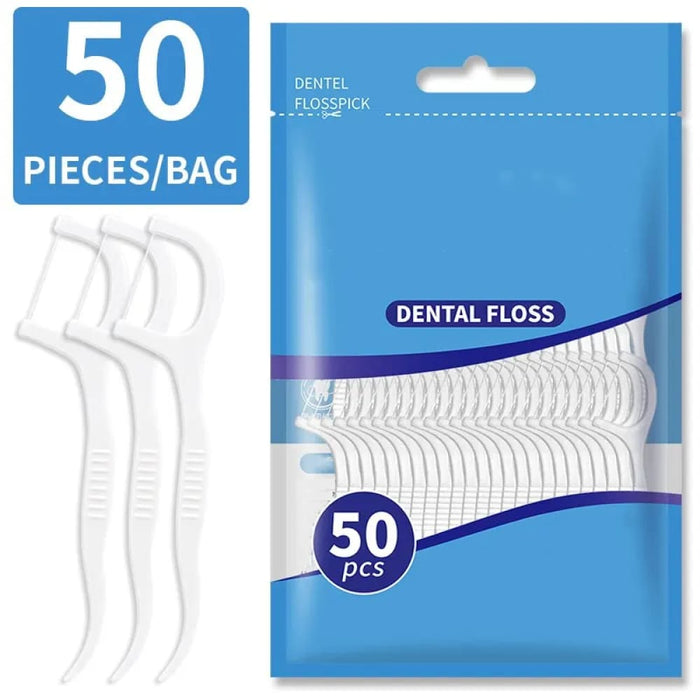 200 Dental Floss And Toothpicks For Gaps Oral Care