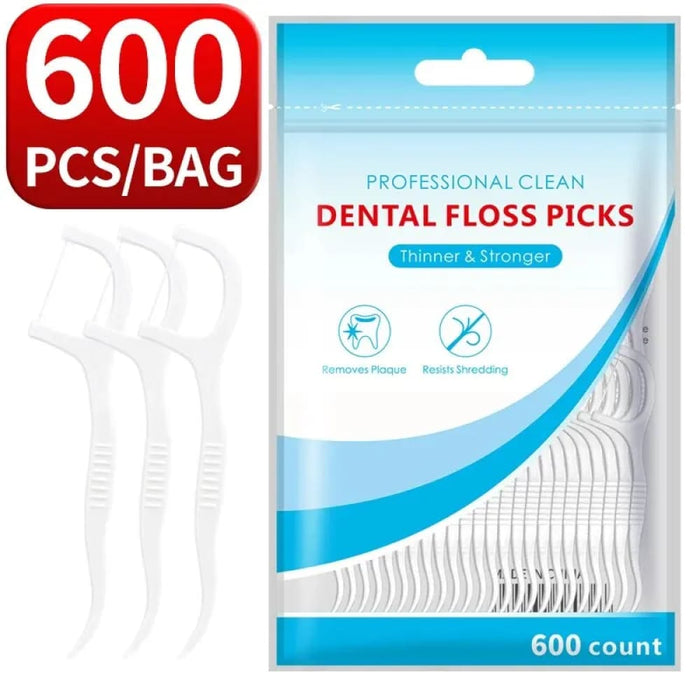 200 Dental Floss And Toothpicks For Gaps Oral Care