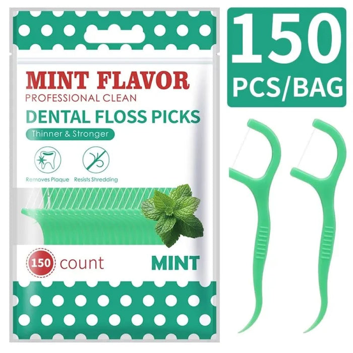 200 Dental Floss And Toothpicks For Gaps Oral Care