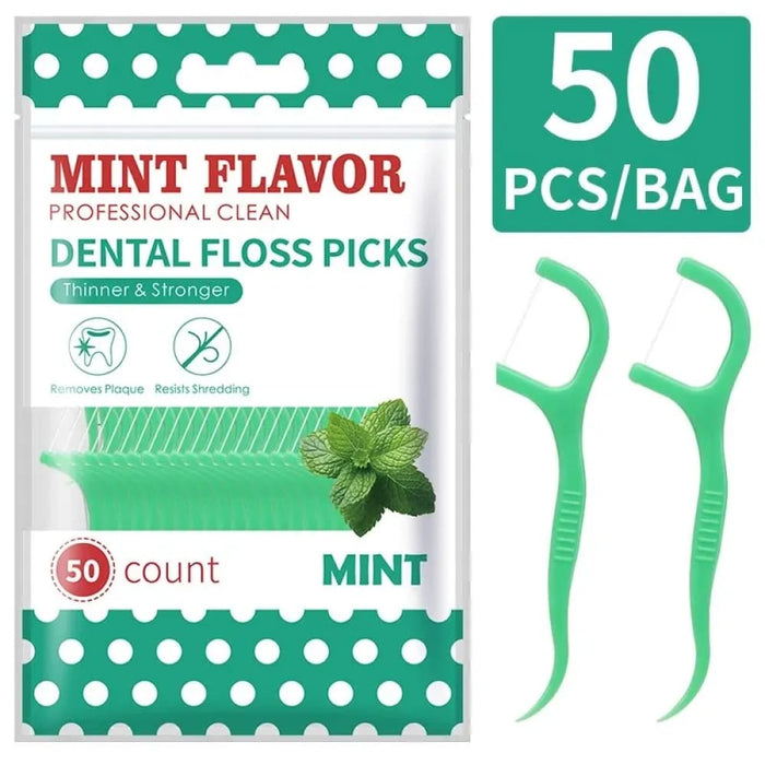 200 Dental Floss And Toothpicks For Gaps Oral Care