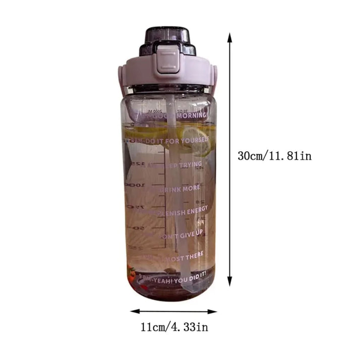 2000ml Sports Water Bottle For Outdoor Camping