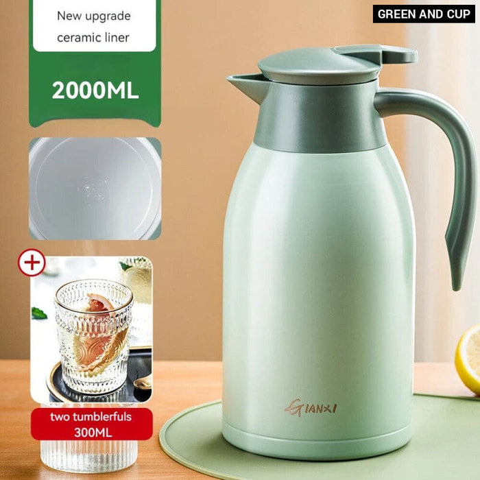 2000ml Thermal Insulation Pot for Coffee and Tea