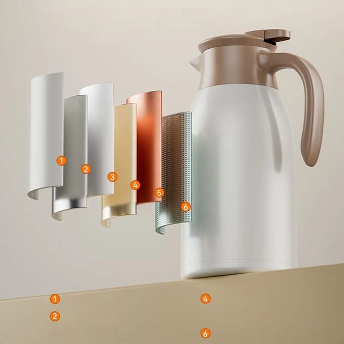 2000ml Thermal Insulation Pot for Coffee and Tea