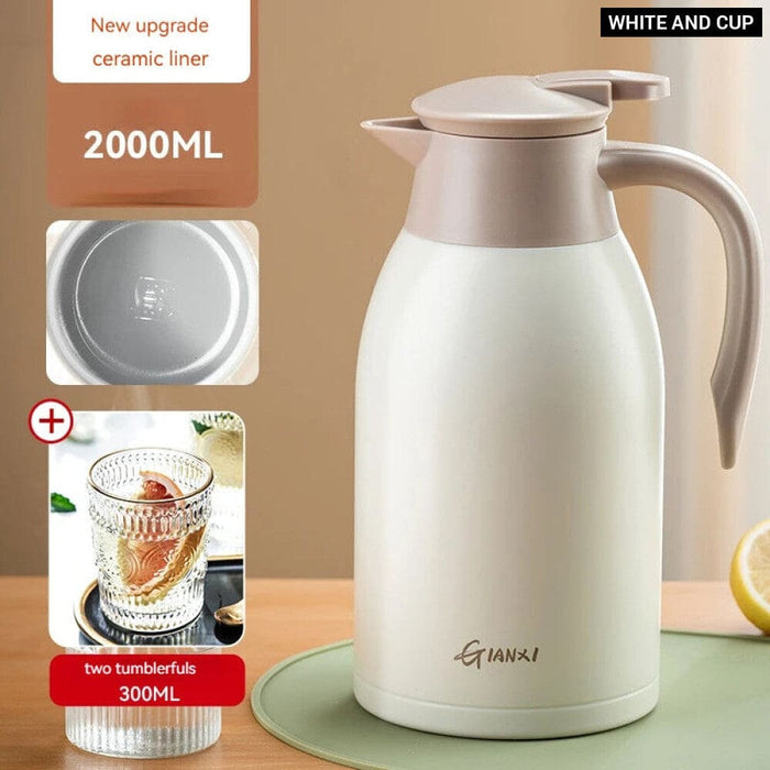 2000ml Thermal Insulation Pot for Coffee and Tea