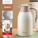 2000ml Thermal Insulation Pot for Coffee and Tea