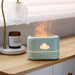 200ml Usb Air Humidifier Aroma Diffuser With Flame Light