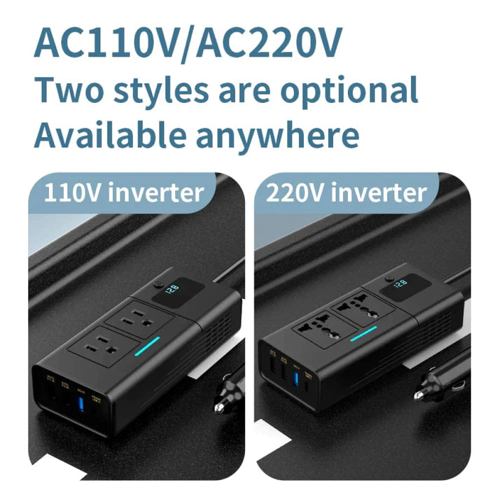 200w Car Inverter With Pd Qc3.0 And 4usb Ports