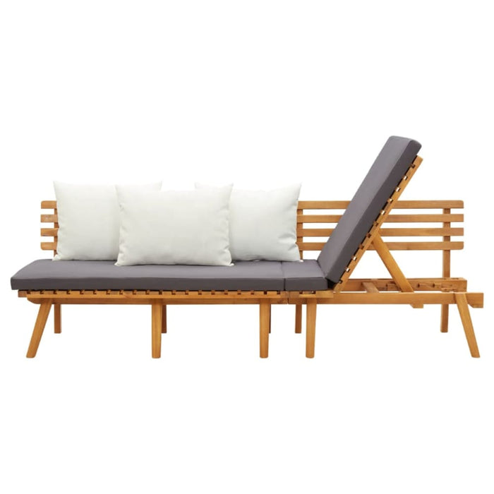 Day Bed 200x65 Cm Solid Acacia Wood Tolxlt