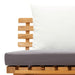 Day Bed 200x65 Cm Solid Acacia Wood Tolxlt