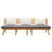 Day Bed 200x65 Cm Solid Acacia Wood Tolxlt