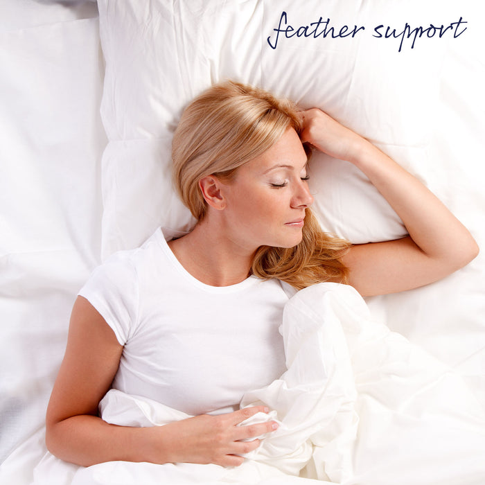 - Goose Pillow Twin Pack - 1000Gsm