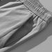 2023 Summer Mens Ice Silk Pants Black Gray Business Casual
