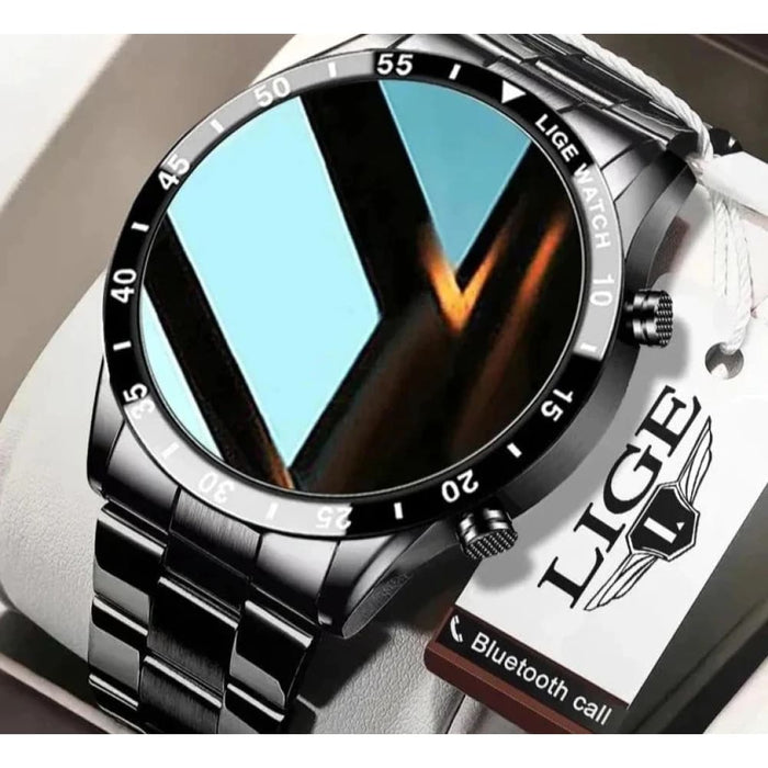 2024 Lige Smartwatch with Full Circle Touch Bluetooth