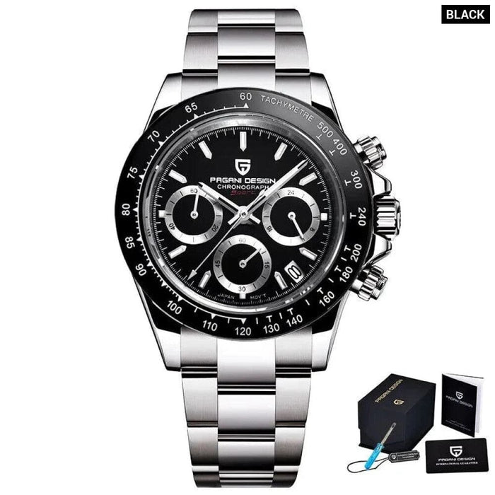 2024 Pagani Design Mens Quartz Chronograph Watch