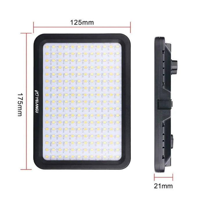 204 Led Camera Video Light 3300-5600k Photography Lighting