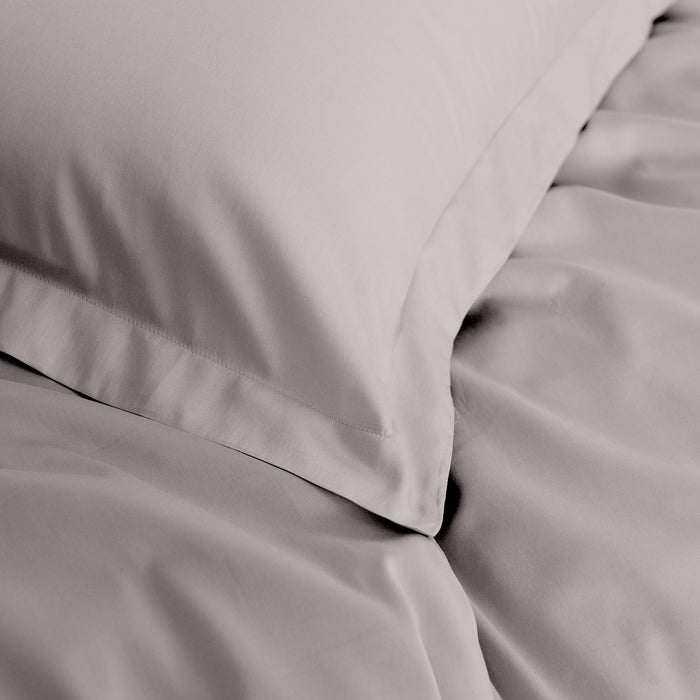 King Size - Balmain 1000Tc Bamboo Cotton Quilt Cover Sets - Dove