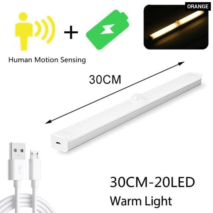 20cm/30cm Motion Sensor Wireless Led Night Light Usb