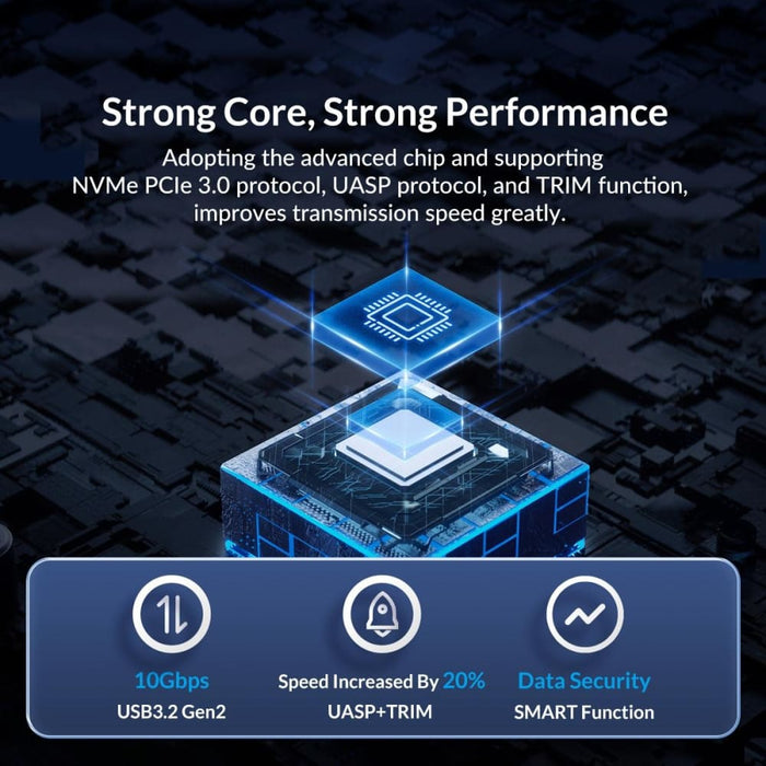20gbps M.2 Nvmessd Enclosure High Speed Storage Solution