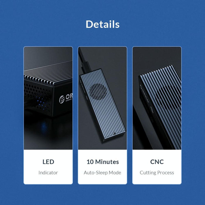 20gbps Usb3.2 M.2 Nvme Ssd Enclosure