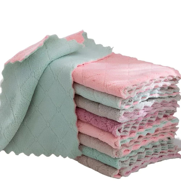 20pc Kitchen Cleaning Cloth Set Absorbent And Nonstick
