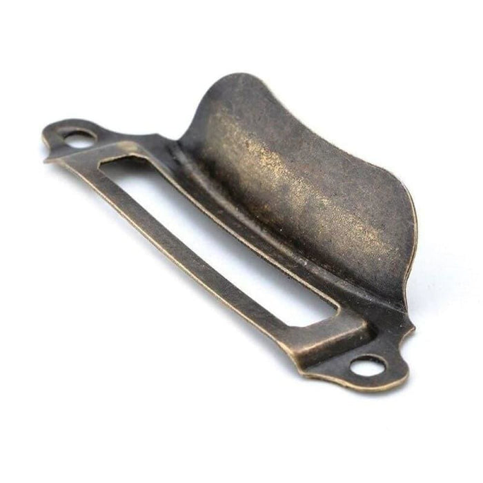 20pcs Antique Box Label Handles Retro Pull Frame Handle Name