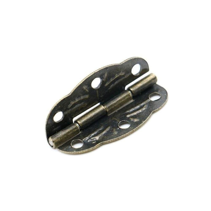 20pcs Bronze Hinges Jewelry Box Hinge With Screw For Vintage