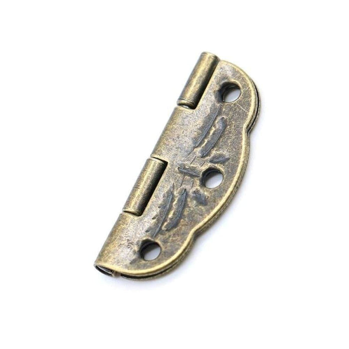 20pcs Bronze Hinges Jewelry Box Hinge With Screw For Vintage