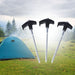 20pcs Tent Pegs Heavy Duty Screw Steel In Ground Camping