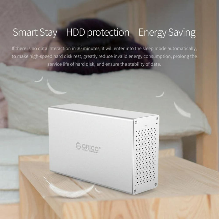 20tb Usb 3.0 Dual Bay Hdd/ssd Enclosure With Raid