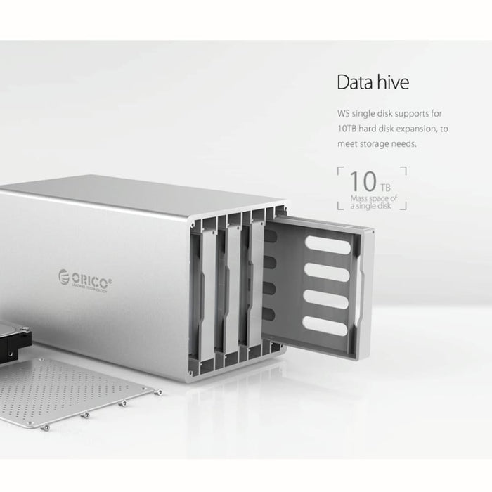 20tb Usb c Dual Bay Hdd/ssd Enclosure